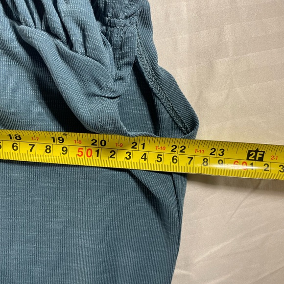 Maurices Slate Blue Ruched Yoke Tank Top - Picture 4 of 7